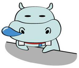 Vacancy Hippo sticker #7253870