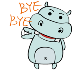 Vacancy Hippo sticker #7253876