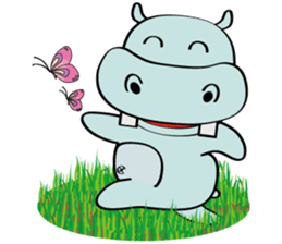Vacancy Hippo sticker #7253884