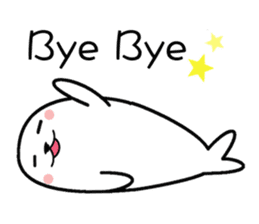 Everyday useful greeting by Active Seal sticker #7254091