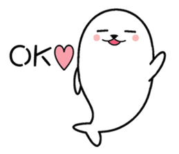 Everyday useful greeting by Active Seal sticker #7254098