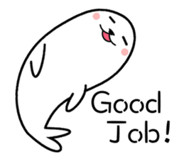 Everyday useful greeting by Active Seal sticker #7254101