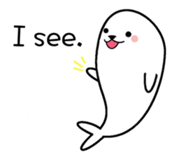 Everyday useful greeting by Active Seal sticker #7254106