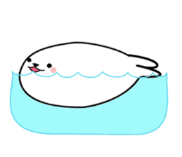 Everyday useful greeting by Active Seal sticker #7254115