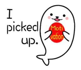 Everyday useful greeting by Active Seal sticker #7254118