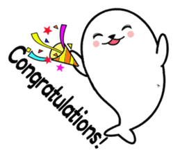 Everyday useful greeting by Active Seal sticker #7254122