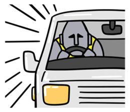 Muscle Moai Kun sticker #7254205