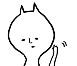 Suffering cat sticker #7254736