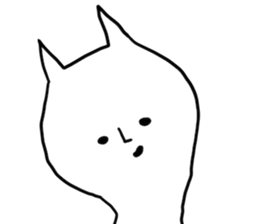 Suffering cat sticker #7254739