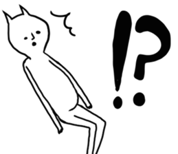 Suffering cat sticker #7254742