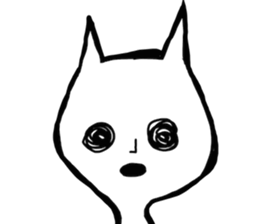 Suffering cat sticker #7254748