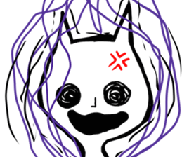 Suffering cat sticker #7254750