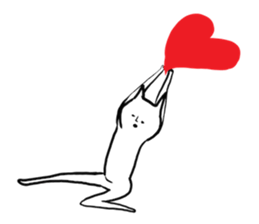 Suffering cat sticker #7254752