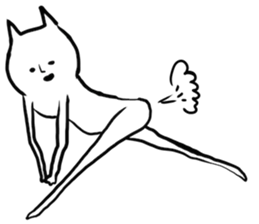 Suffering cat sticker #7254755