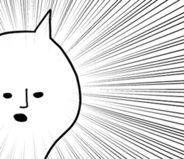 Suffering cat sticker #7254756