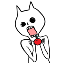 Suffering cat sticker #7254761