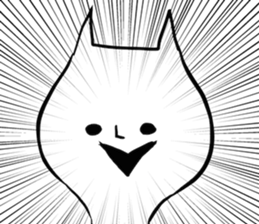 Suffering cat sticker #7254763