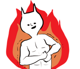 Suffering cat sticker #7254765