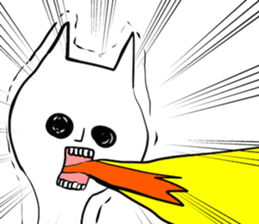 Suffering cat sticker #7254769