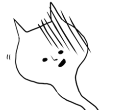 Suffering cat sticker #7254771