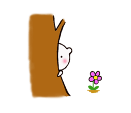 Small pretty bear sticker #7255100