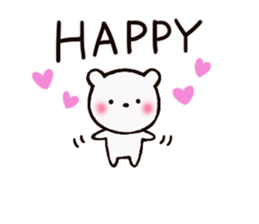 Small pretty bear sticker #7255101