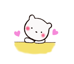 Small pretty bear sticker #7255114