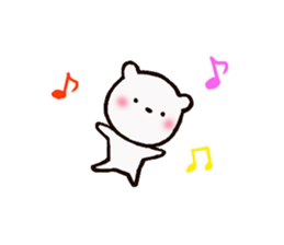 Small pretty bear sticker #7255117