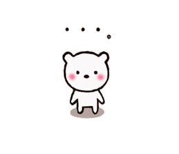 Small pretty bear sticker #7255122