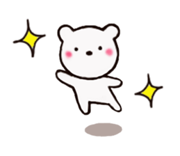 Small pretty bear sticker #7255129