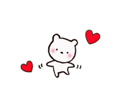 Small pretty bear sticker #7255130