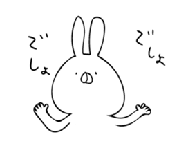 just a rabbit sticker #7255309
