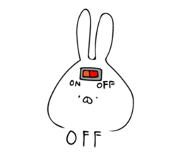 just a rabbit sticker #7255327