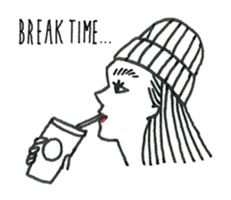 daily life sticker of party people sticker #7255344