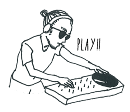 daily life sticker of party people sticker #7255362