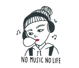 daily life sticker of party people sticker #7255364