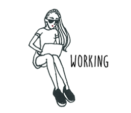 daily life sticker of party people sticker #7255368