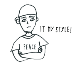 daily life sticker of party people sticker #7255371