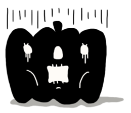Simple loose Halloween sticker #7255469