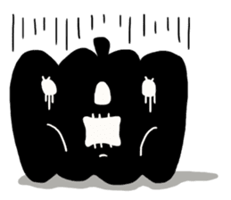 Simple loose Halloween sticker #7255469