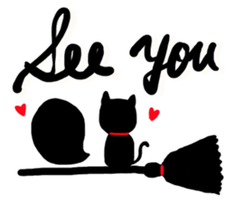 Simple loose Halloween sticker #7255483