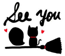 Simple loose Halloween sticker #7255483