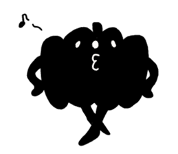 Simple loose Halloween sticker #7255486