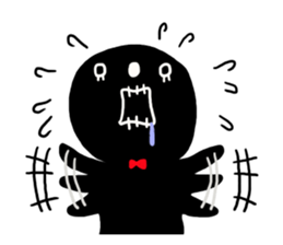 Simple loose Halloween sticker #7255487