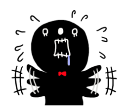 Simple loose Halloween sticker #7255487