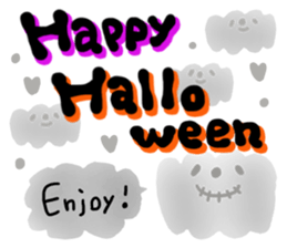 Simple loose Halloween sticker #7255488