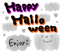 Simple loose Halloween sticker #7255488
