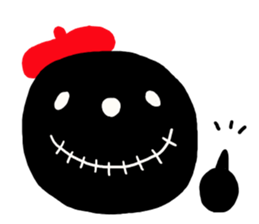 Simple loose Halloween sticker #7255491