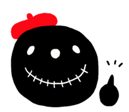 Simple loose Halloween sticker #7255491