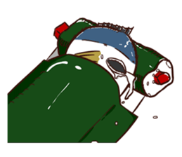 A tuna and cuttlefish sticker #7255750